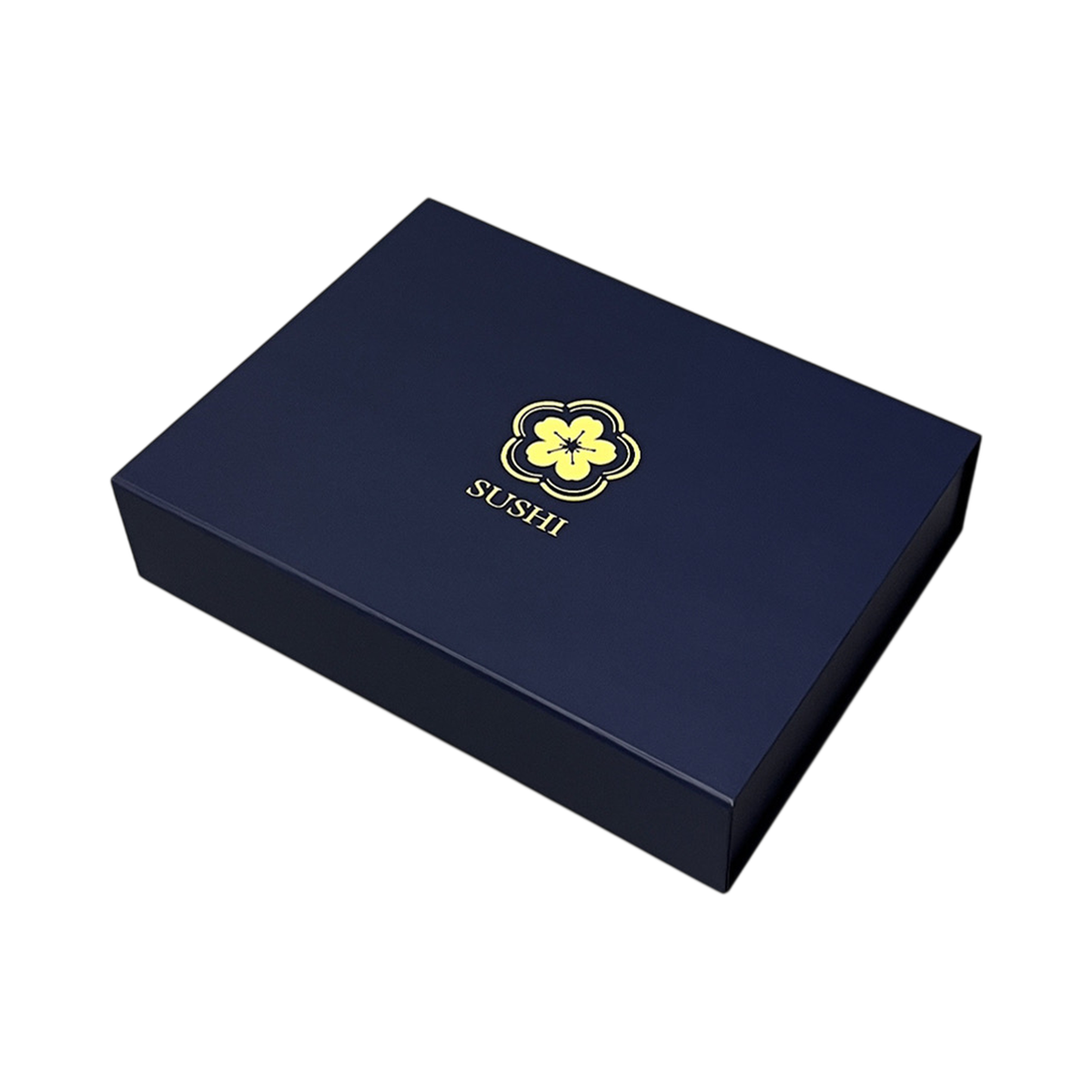 10" x 7.28" x 2.36" Printed Luxury Sushi Box, Hinged-Lid