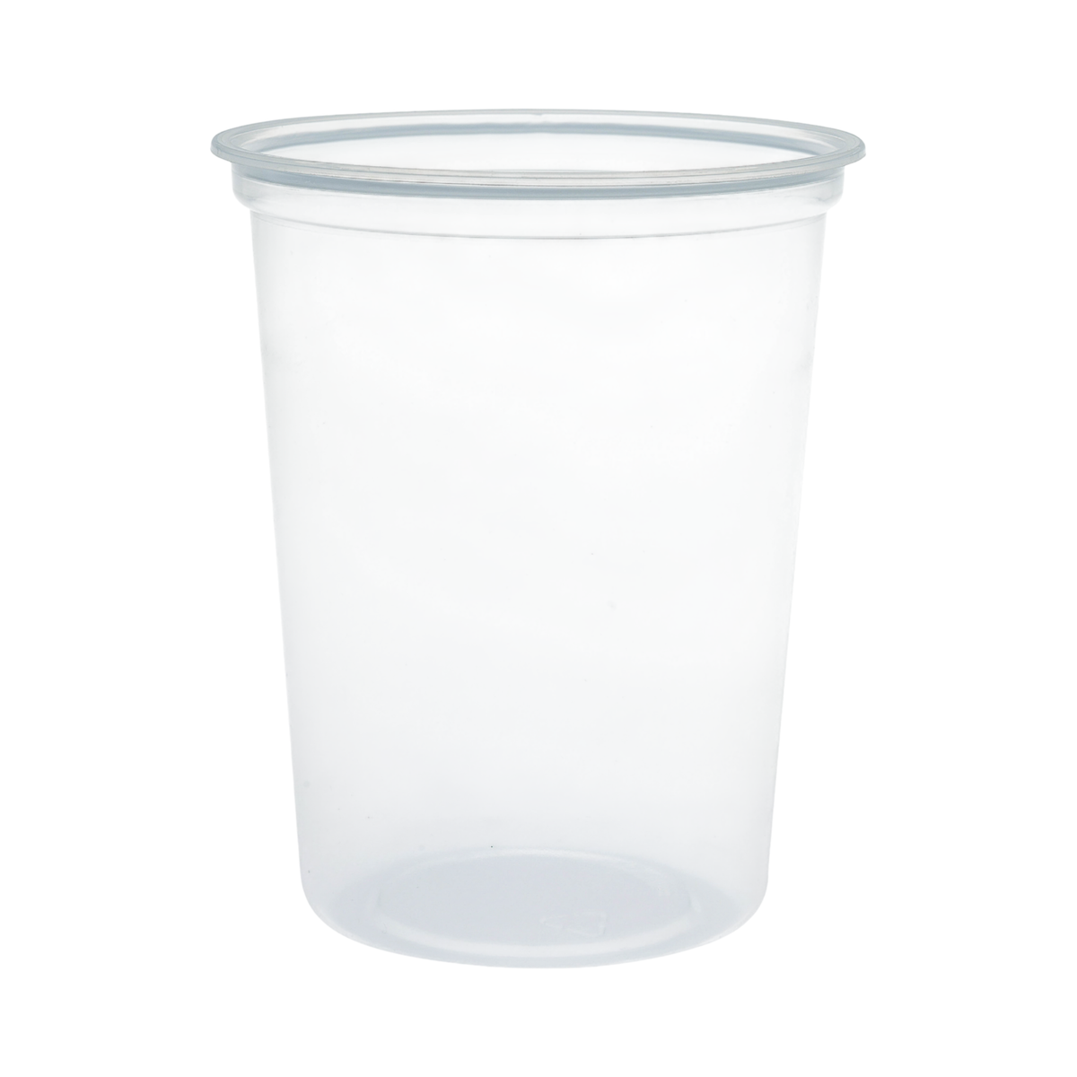 32 oz Round Clear Plastic Deli Container