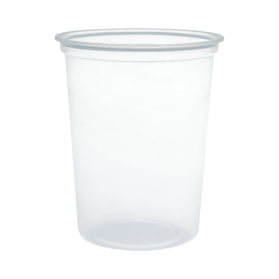 32 oz Round Clear Plastic Deli Container