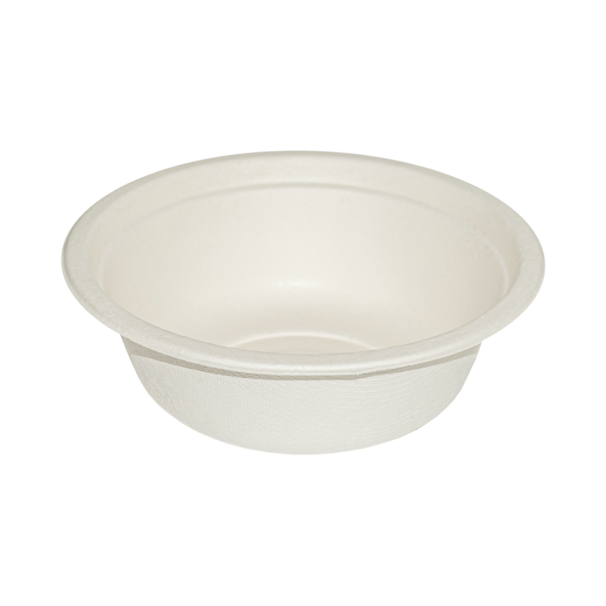 12 oz Round White Bagasse Bowl
