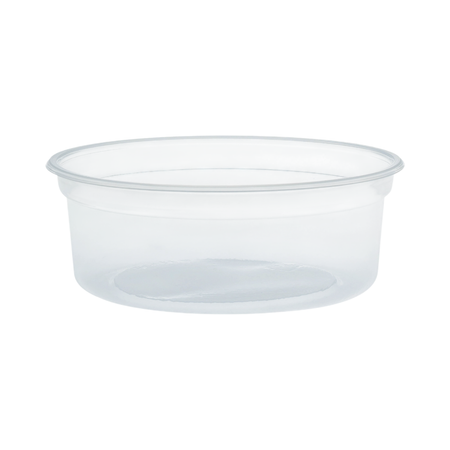 8 oz Round Clear Plastic Deli Container