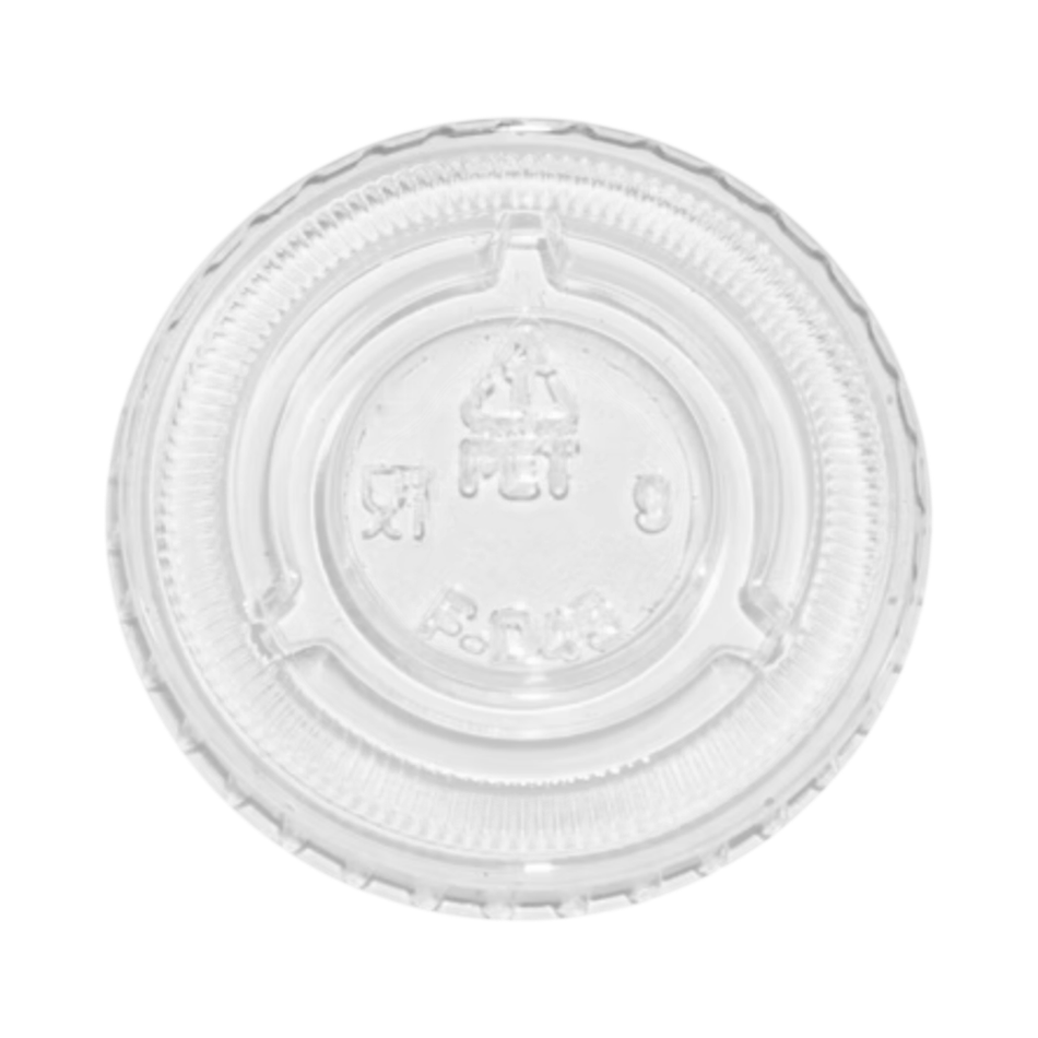 Clear Plastic Flat Lid for 0.75/1 oz Portion Cup