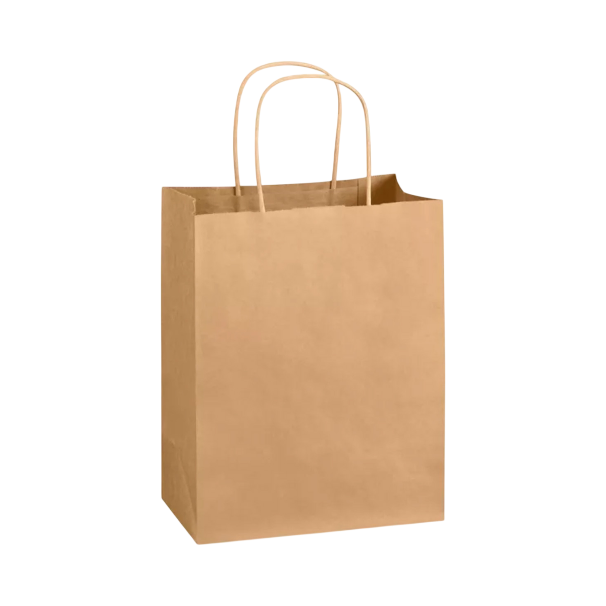 8" x 5" x 11" Kraft Paper Bag Twisted Handle