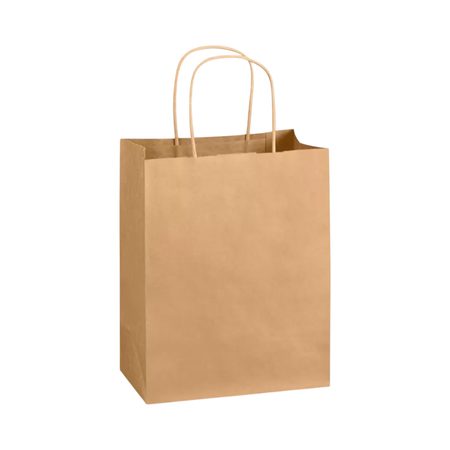 8" x 5" x 11" Kraft Paper Bag Twisted Handle