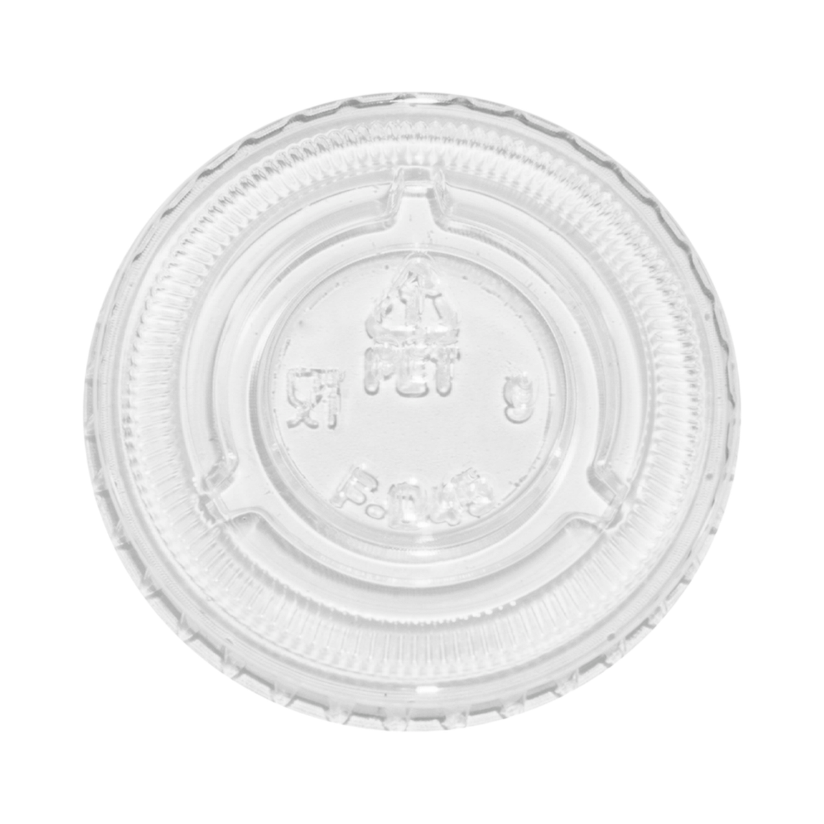 Clear Plastic Flat Lid for 3.25/4/5.5 oz Portion Cup
