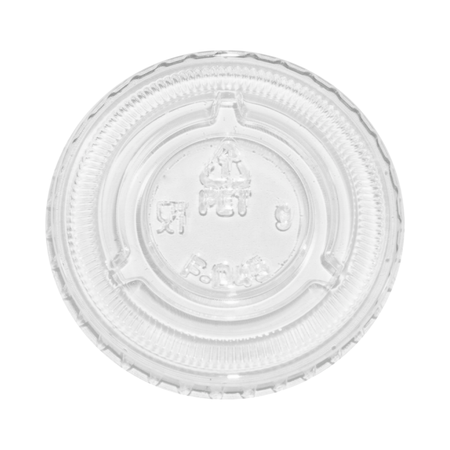 Clear Plastic Flat Lid for 3.25/4/5.5 oz Portion Cup