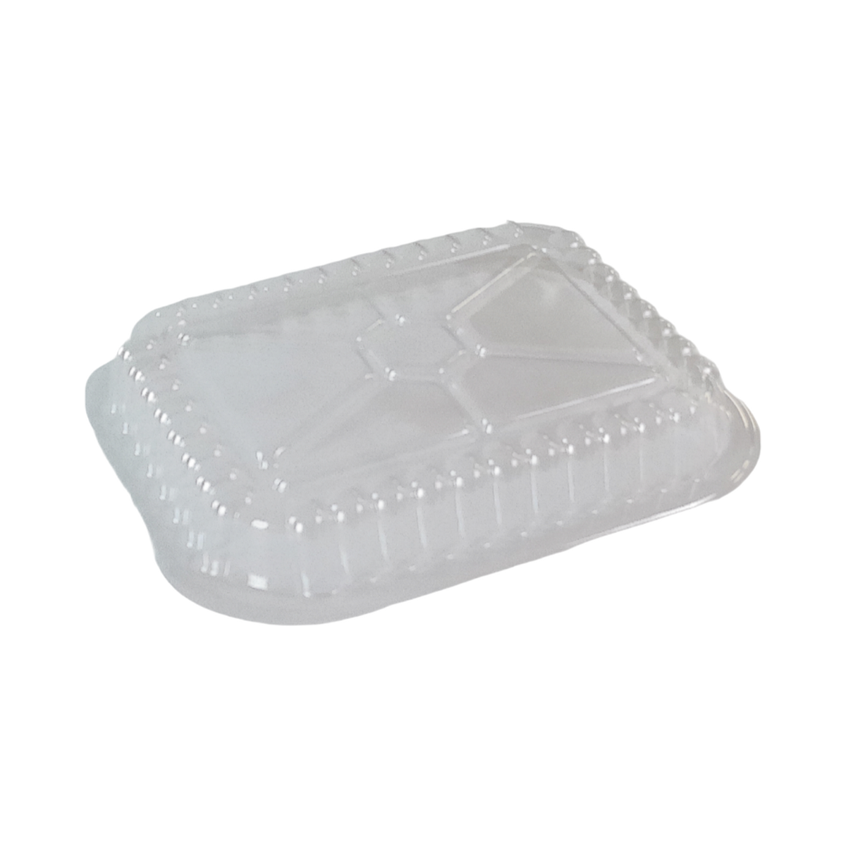 Clear Plastic Dome Lid for 1 lb Rectangular Oblong Container