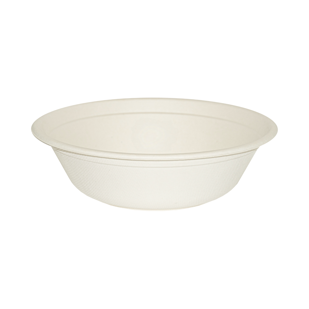 32 oz Round White Bagasse Bowl