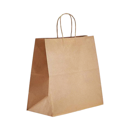 13" x 7" x 17" Kraft Paper Bag Twisted Handle