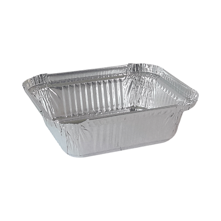 1 lb Rectangular Oblong Aluminum Container