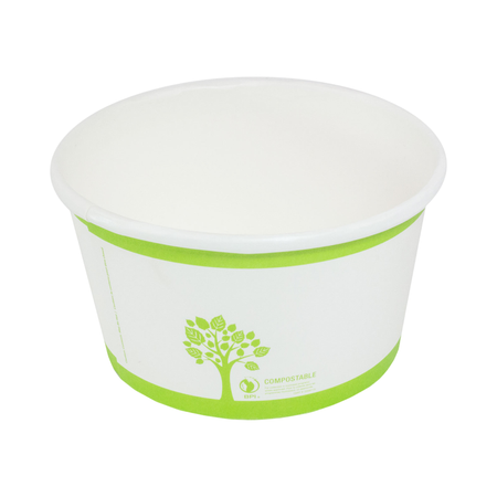 16 oz Printed Compostable Paper Container 115 mm