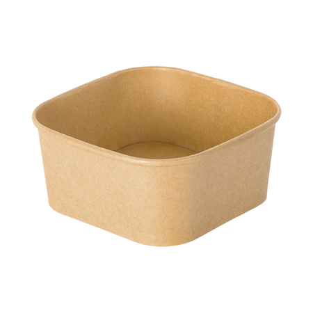 650 ml Square Kraft Container