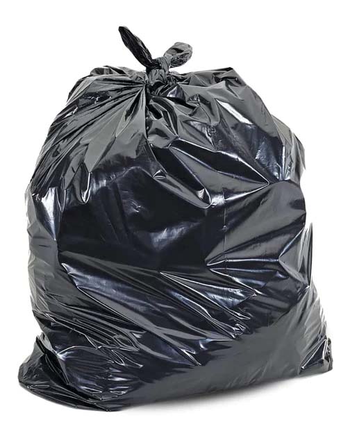 42 x 48" Garbage Bags, Regular - Black
